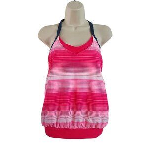 Free Country Size Small Ruby and Slate Color Swim Tankini Swimming Top Only